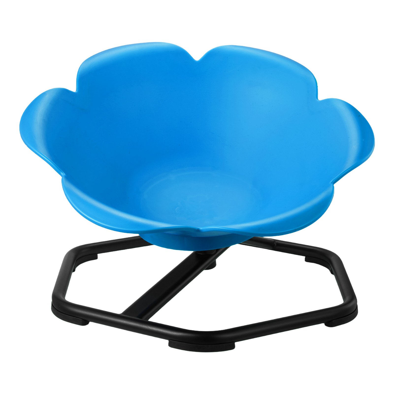 Kids Swivel Chair, 220 Lbs Capacity, Cylinder Shape Sensory Spinning Chair, Autistic Kids Sensory Toy Seat With Non-Slip Metal Base, Toddler Sit & Spin Seat For Coordination Balance Focus, Blue