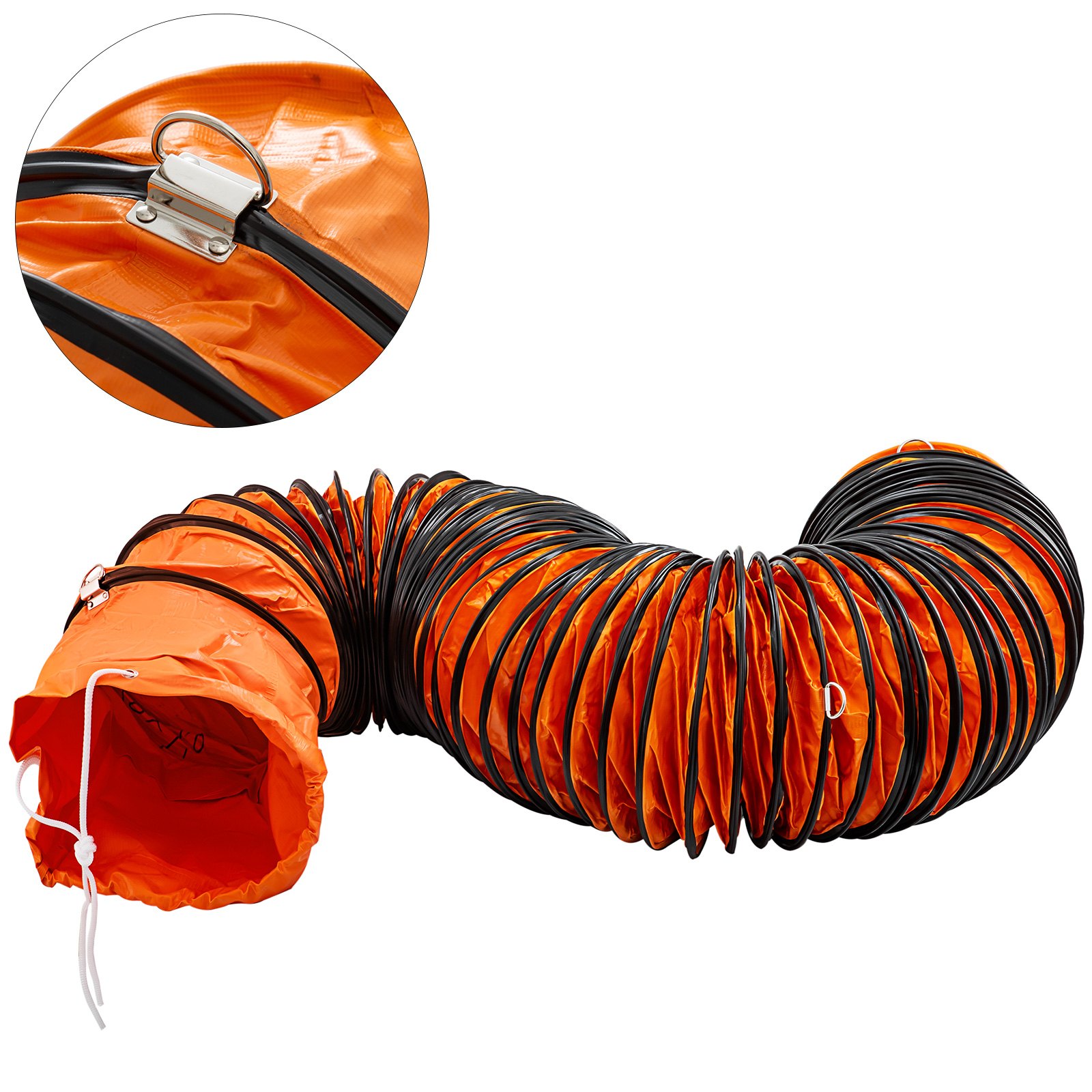 Manguera de conducto de PVC flexible, 25 pies, para ventilador de escape de 10 pulgadas