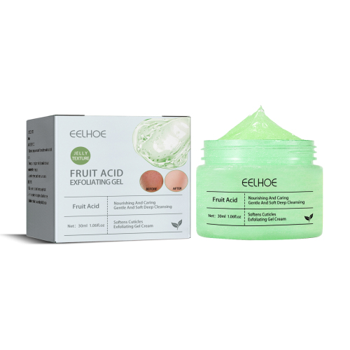 Gel facial exfoliante con ácido EELHOE: limpia poros, acné y blanquea la piel