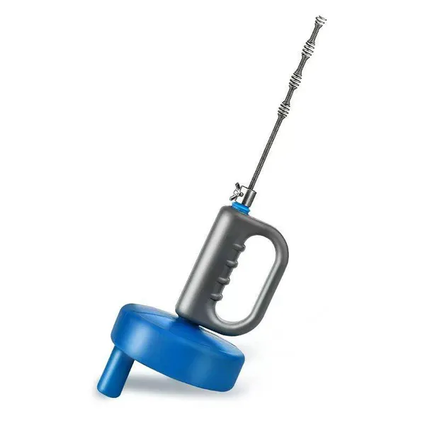 7FT Heavy Duty Drain Snake Auger, Manual Hand Crank Drain Clog Remover Tool For Sink, Shower, Bathtub, Toilet, Hair Clog, Fast Unclogging, Professional Home Use