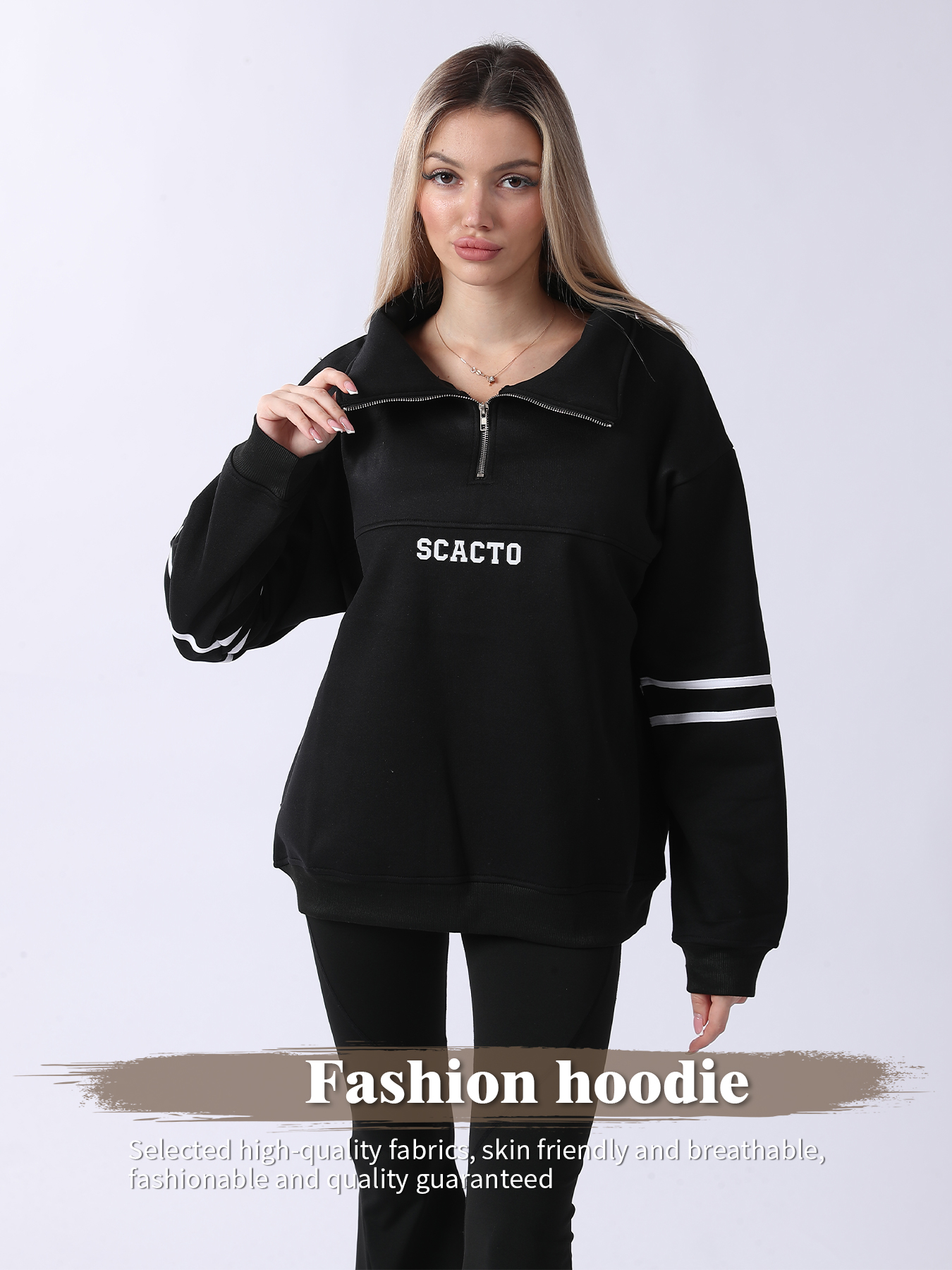 Sudadera de manga larga para mujer