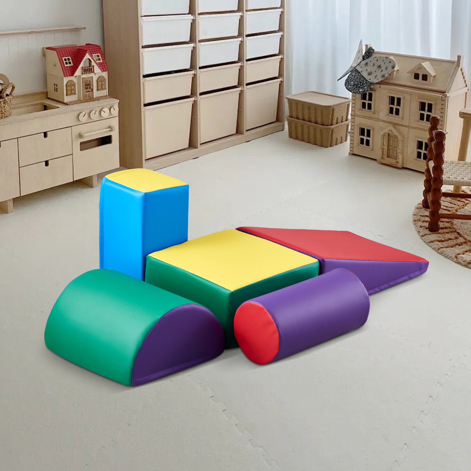 Set de bloques de espuma de 5 piezas para escalar, para niños pequeños