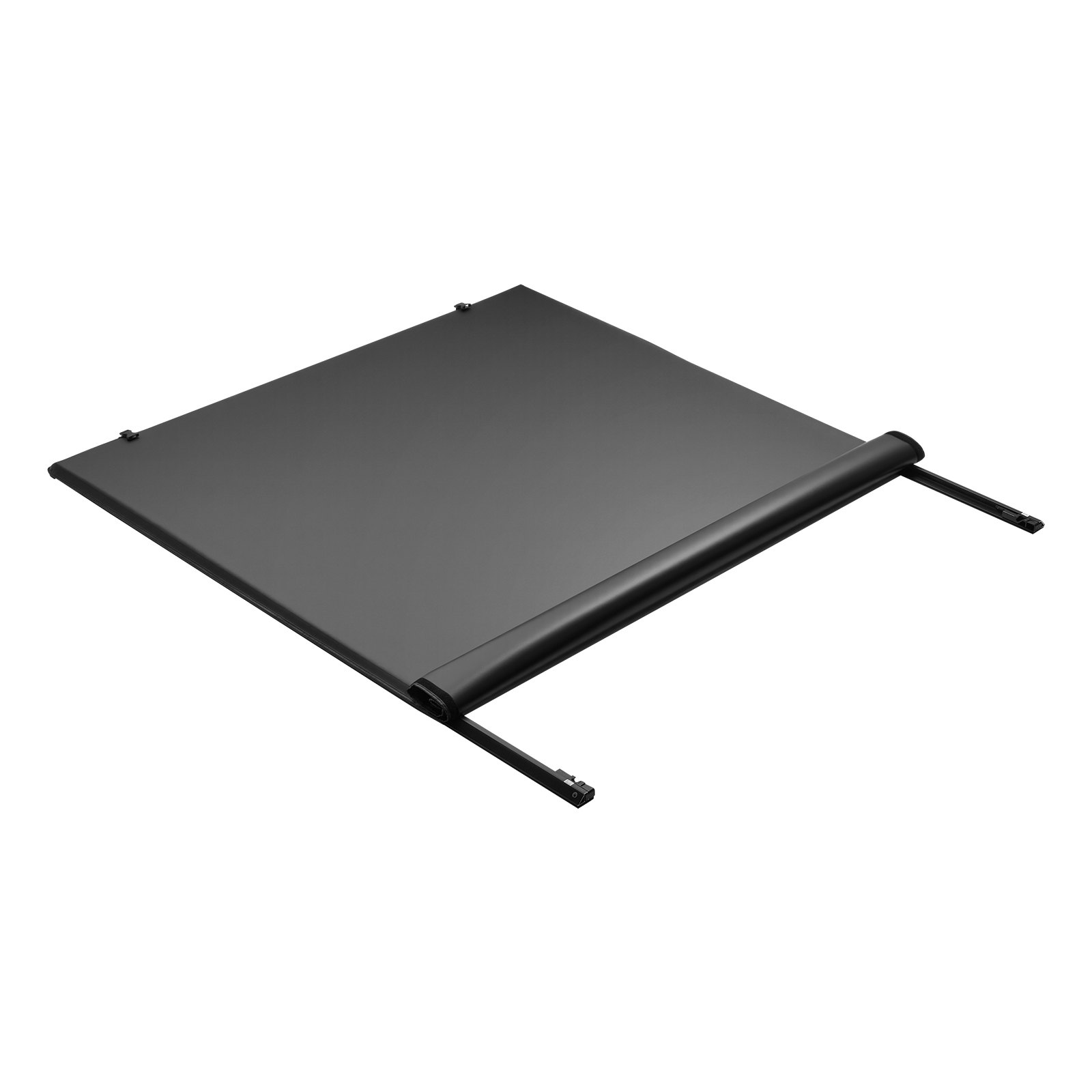 Soft Roll-Up Truck Bed Tonneau Cover, Compatible With 2017-2025 Ford F-250/350/450 Super Duty, Fits 6.8 Ft (6 Ft 10 In/82 In) Bed, Triple-Layer PVC Tonneau Cover With Three Aluminum Alloy Bars