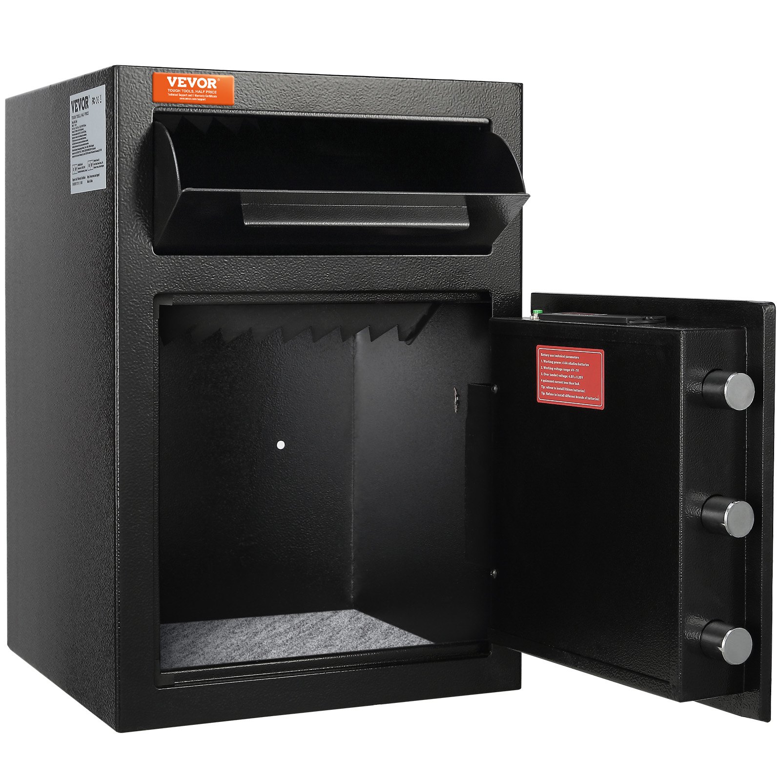 Caja Fuerte de Depósito 2.5 pies cúbicos, Cerradura Electrónica, con Ranura