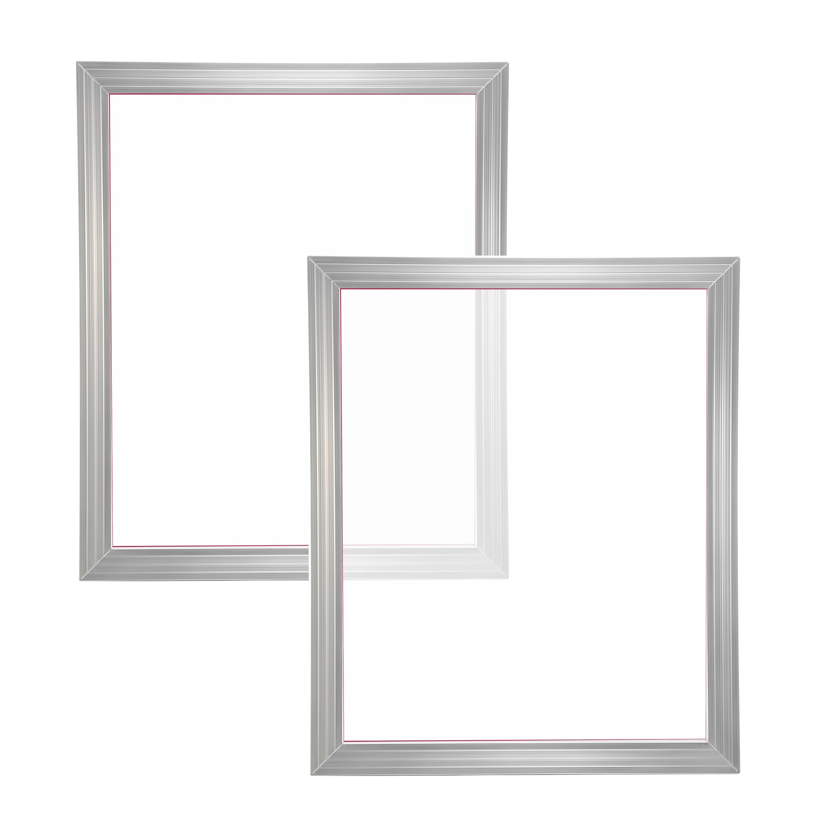 Screen Printing Kit, 2 Pieces Aluminum Silk Screen Printing Frames, 20x24inch Silk Screen Printing Frame With 160 Count Mesh, High Tension Nylon Mesh And Sealing Tape For T-shirts DIY Printing