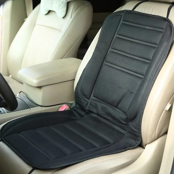 Heated Car Seat Cushion 12V Auto Seat Cover Warmer With Adjustable Temperature Controller For Cars Trucks