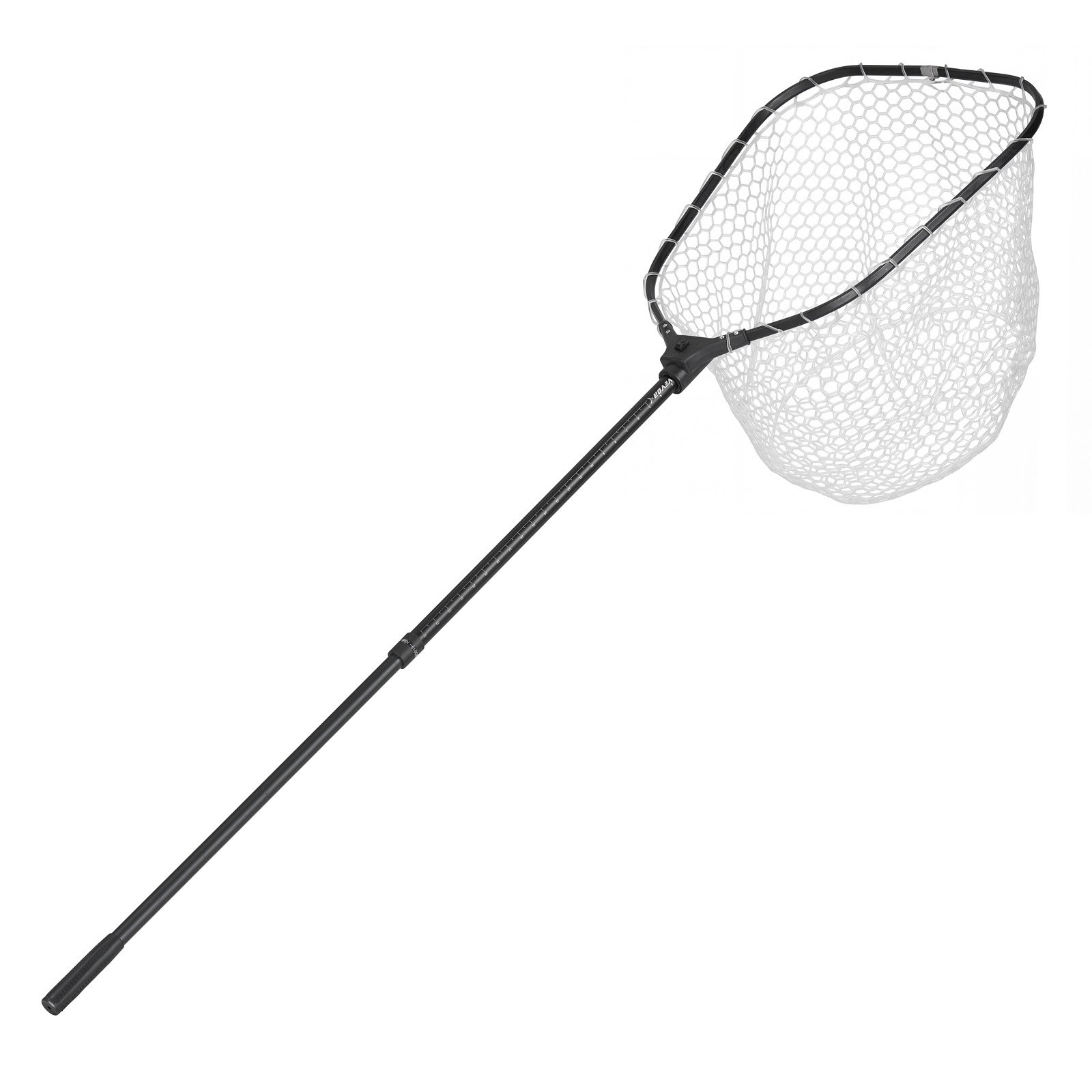 Red de pesca plegable con mango telescópico, aluminio 6063, malla de silicona, 30 libras
