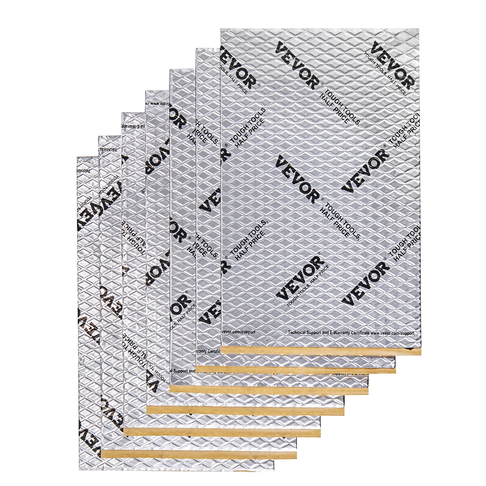 Car Sound Deadening Mat, 80 Mil 36 Sqft Car Sound Dampening Material, Butyl Automotive Sound Deadener, Noise Insulation And Vibration Dampening Material For Car
