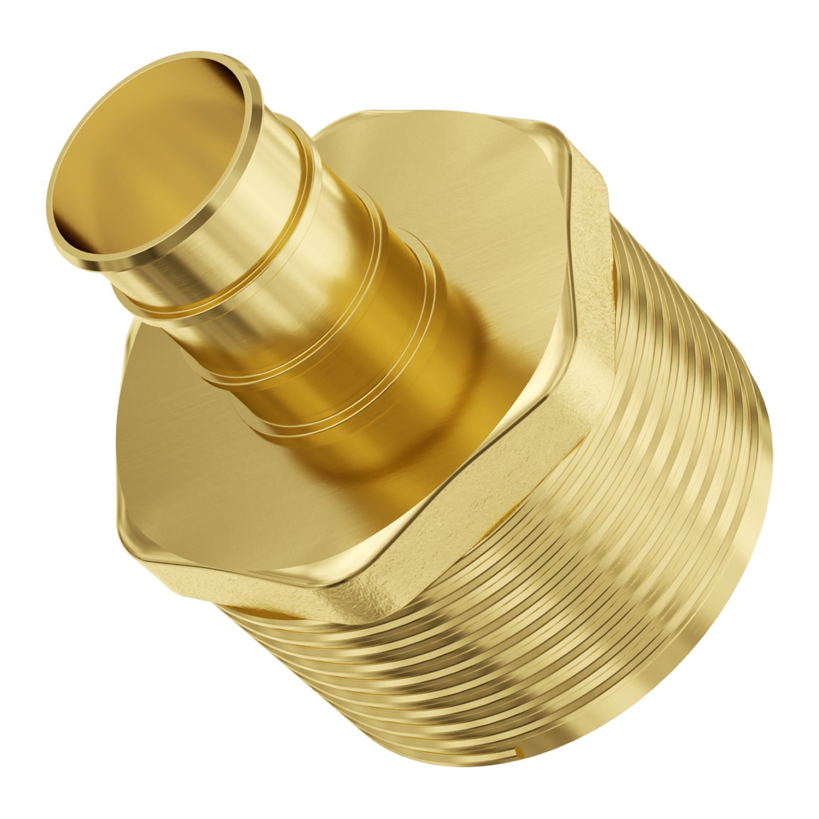 Conectores de tubería de latón 1/2" NPT, 25 piezas, estilo abrazadera, para sistemas de agua