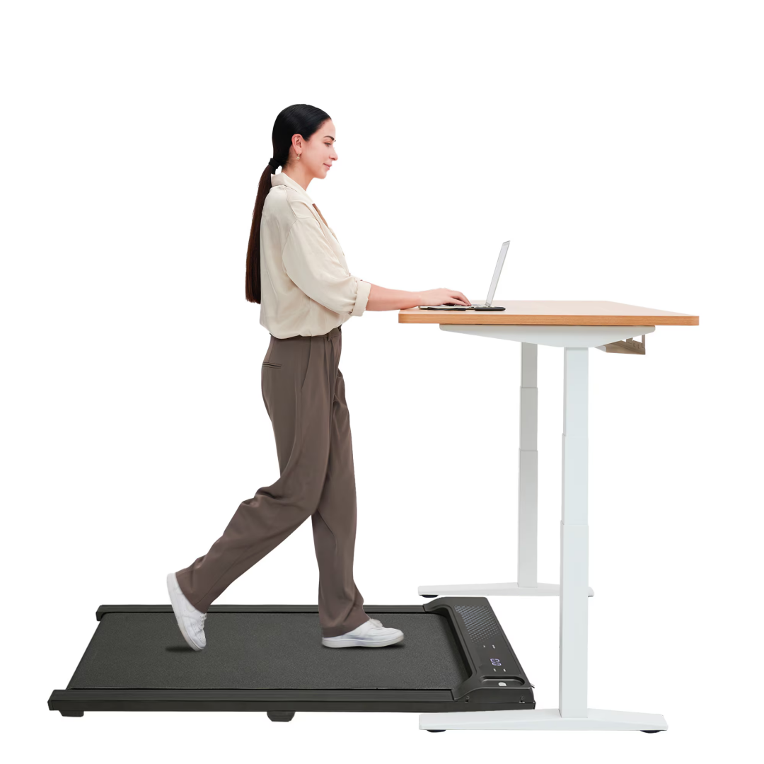 Under Desk Treadmill With Incline,Walking Pad For Home Office,Portable Walking Treadmill 1.0HP,Walking Jogging Machine With 242 Lbs Weight Capacity,LED Display,1.0-6.0km H