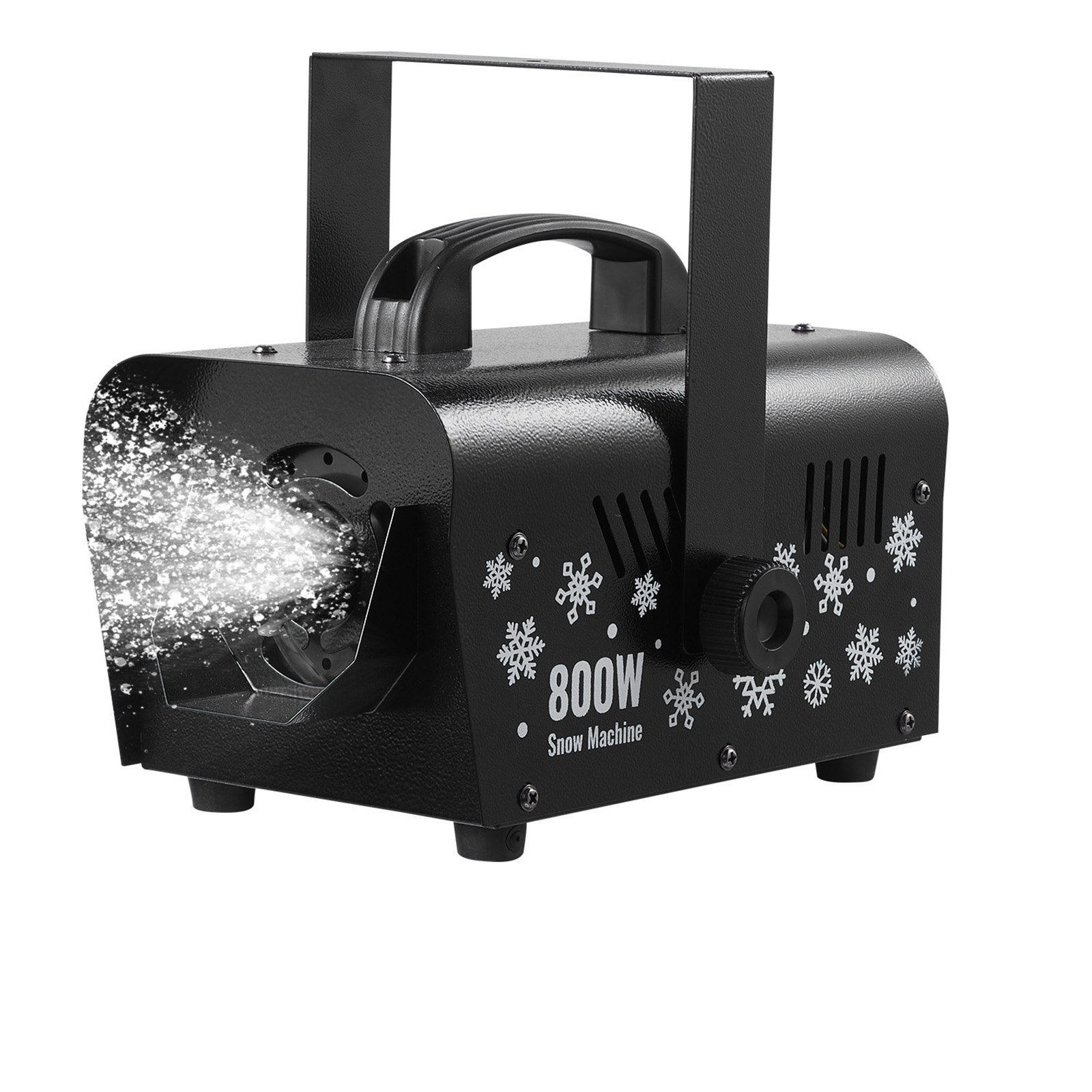 Máquina de nieve 800W, portátil, control remoto inalámbrico, tanque de 1L, para fiestas