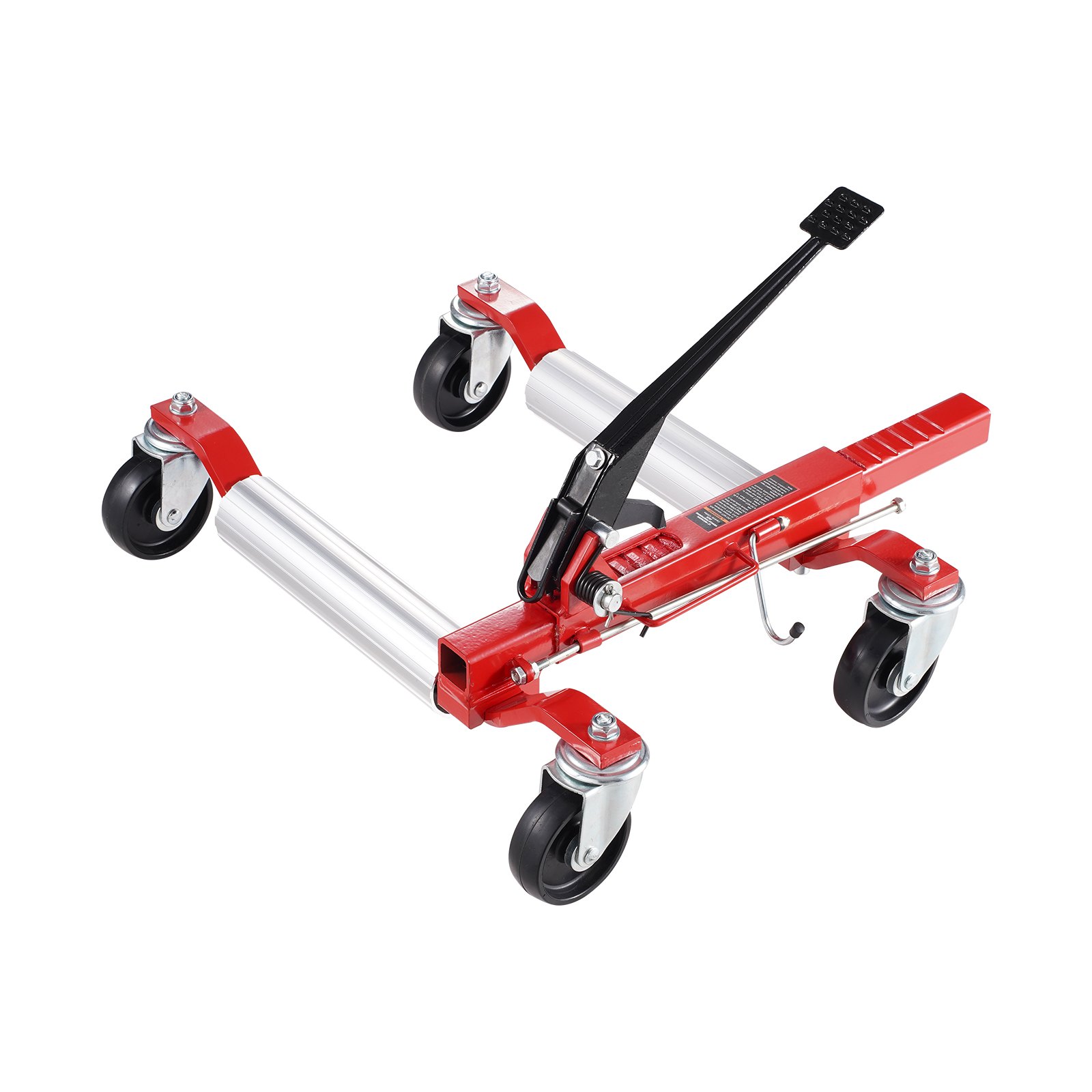 Wheel Dolly, Max Capacity 1500 Lbs Car Dolly, Car Jack Dolly Lifter With 360° Rotatable Wheels, Heavy Duty Vehicle Positioning Ratchet Tire Jack, For Vehicle Car Auto Repair Moving, Set Of 4