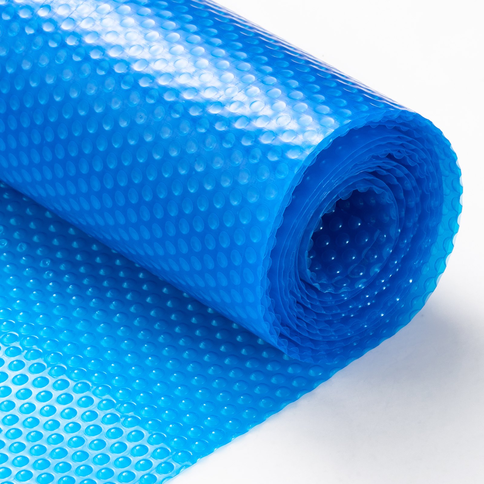 Cubierta solar rectangular para piscina, 40 x 20 pies, 16 Mil, azul
