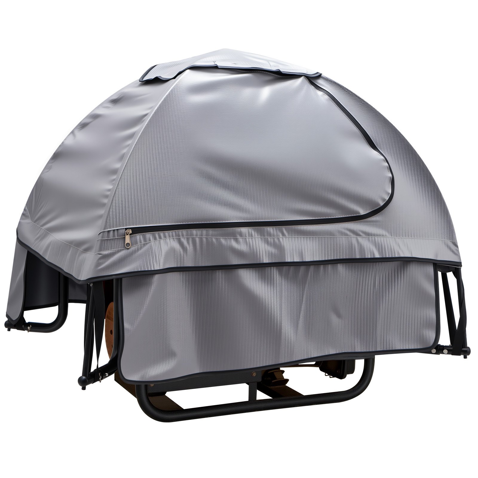 Cubierta impermeable para generador 36x26x26 pulgadas, tela Oxford resistente, gris.