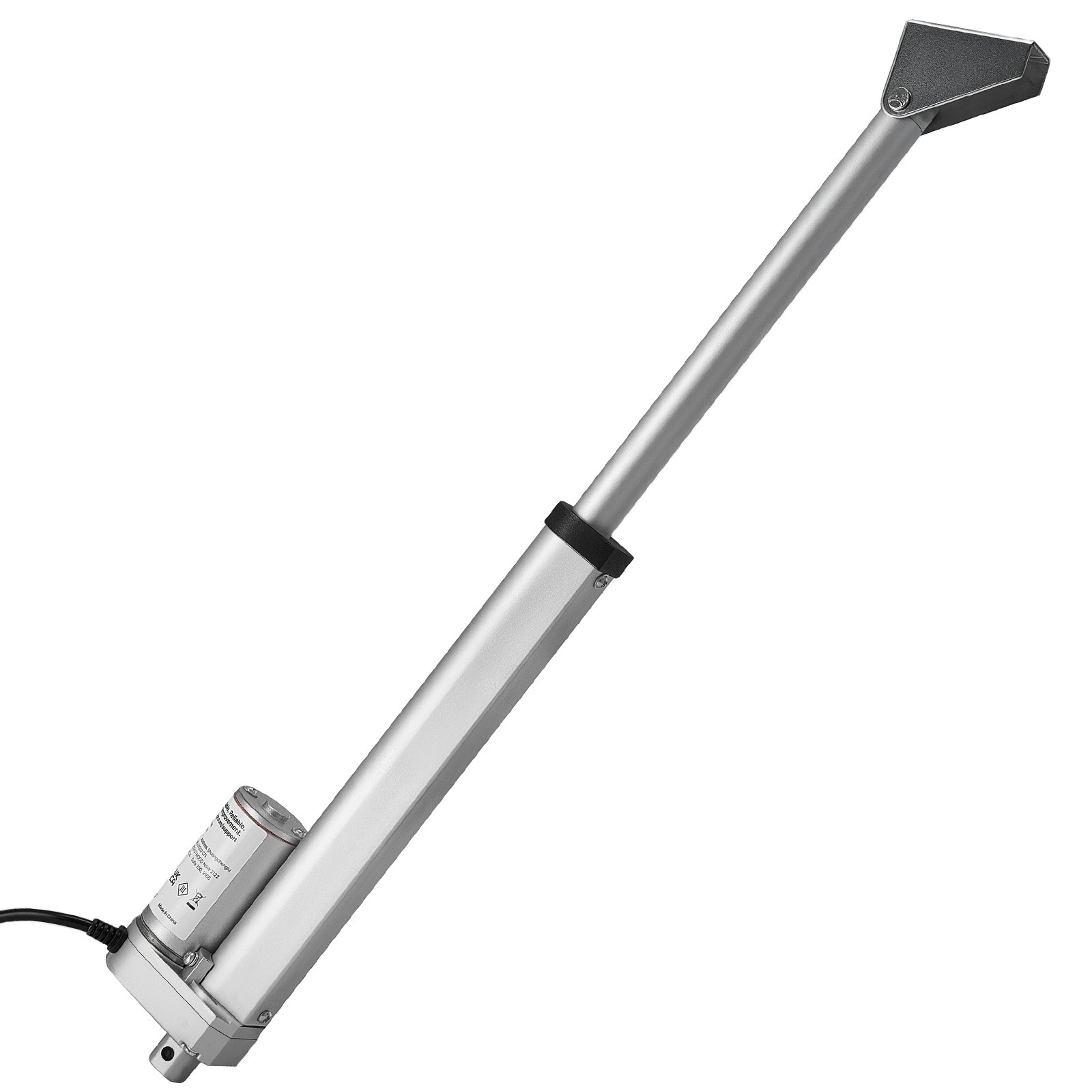 12V Linear Actuator, 8 Inch High Speed 0.6"/s Linear Motion Actuator, 225lbs/1000N With IP54 Protection & Mounting Bracket For Lift Desk, Recliner Chairs, Window Door Opener