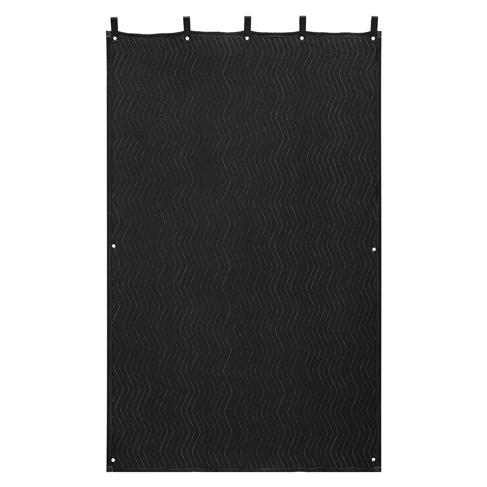Sound Dampening Blankets, Soundproof Curtains With 80 X 48 In, Soundproof Blanket With Grommets, Studio Grommeted Blanket, For Window, Door, Light Blocker, Music Recording, Black