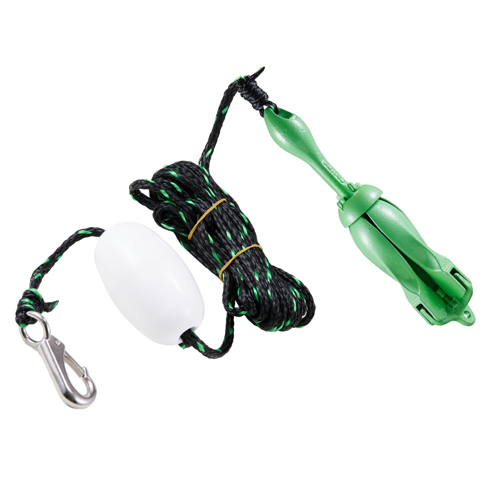 Kit de anclaje plegable para kayak, 3.5 libras, cuerda de 26.2 pies/8 m