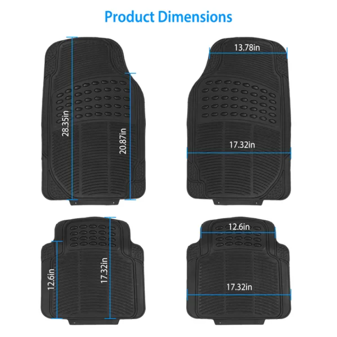 PVC Rubber Heavy-duty Drive Car Floor Mat