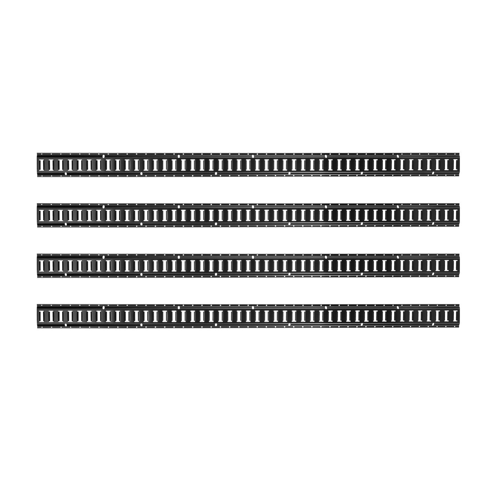 Kit de rieles de amarre E-Track, 4 rieles de 7.7 pies, 26 piezas con correas y anillos