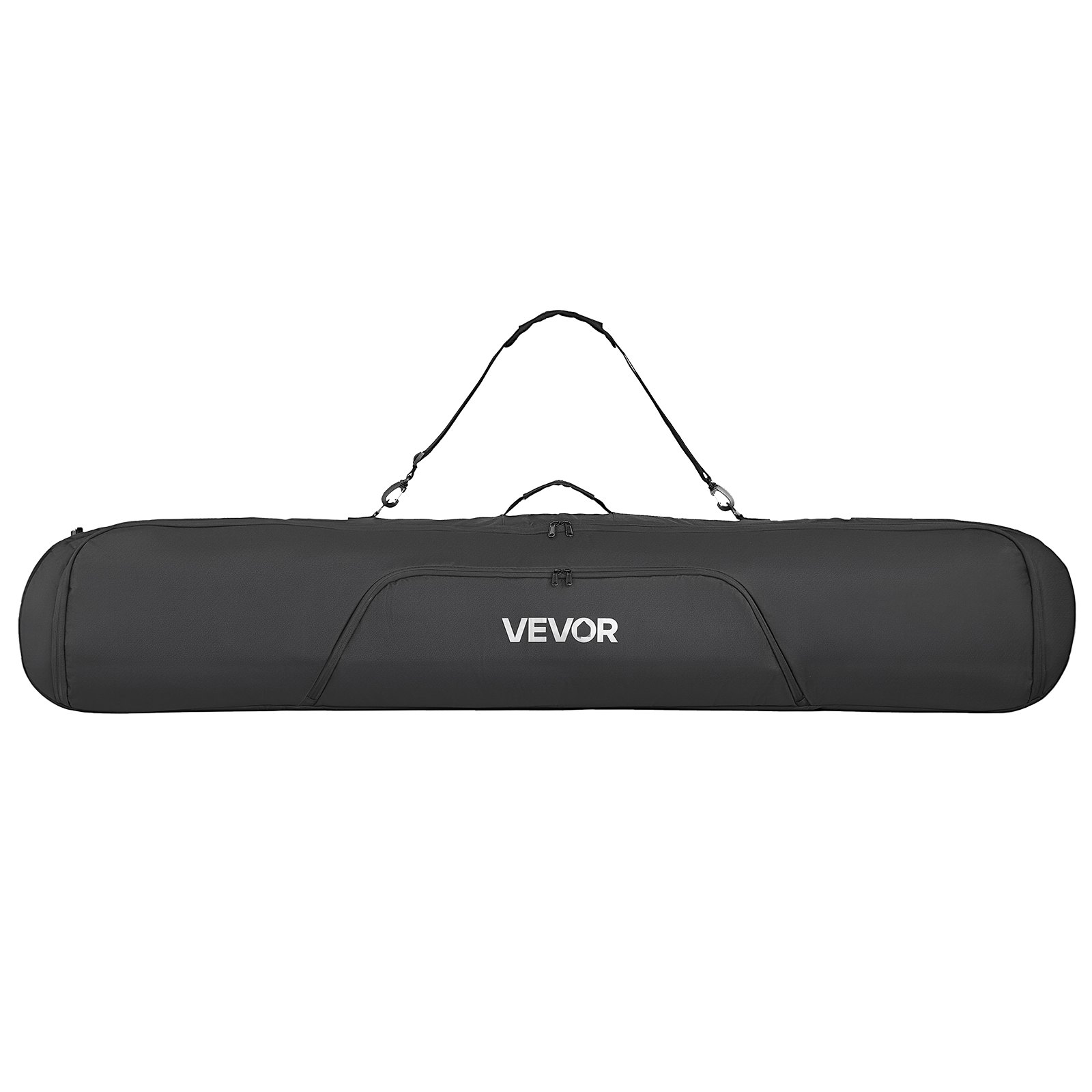Bolsa para snowboard, hasta 65 pulg./165 cm, acolchada, Oxford 600D, negra