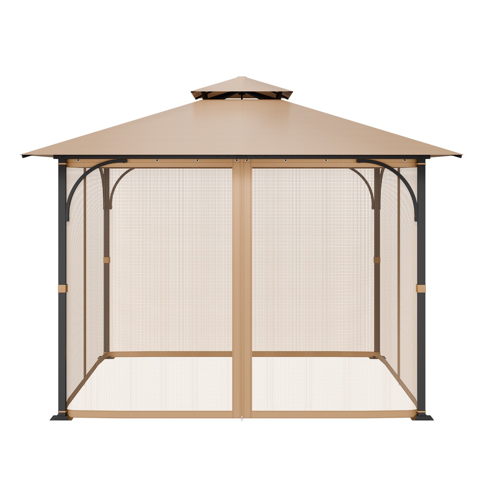 Malla de repuesto para gazebo de patio exterior 10x10x7 pies (solo la red)