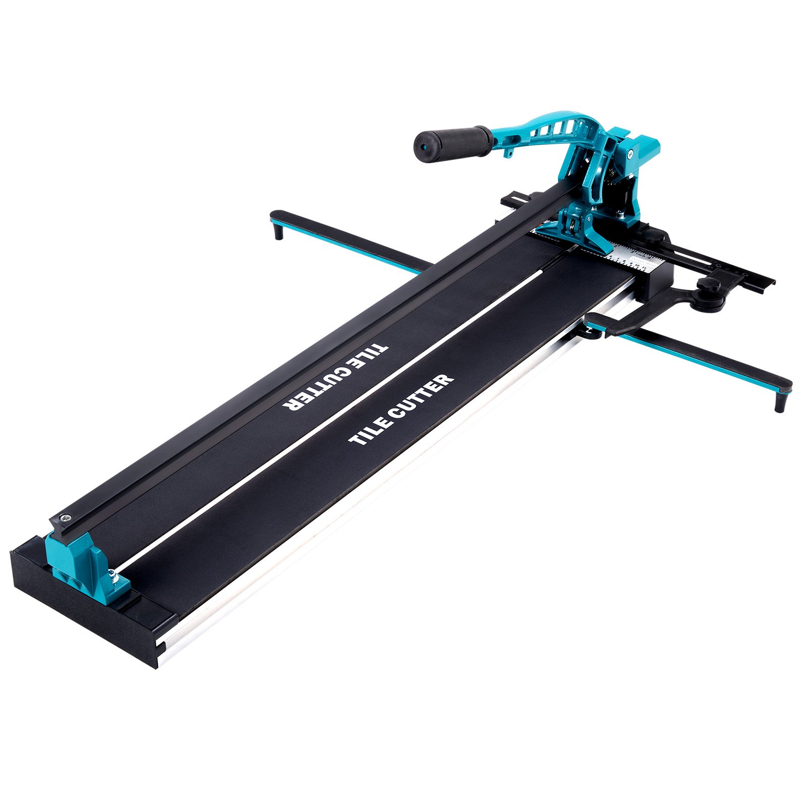 Manual Tile Cutter, 40 Inch, Porcelain Ceramic Tile Cutter With Tungsten Carbide Cutting Wheel, Infrared Positioning, Anti-Skid Feet, Durable Rails For Professional Installers Or Beginners