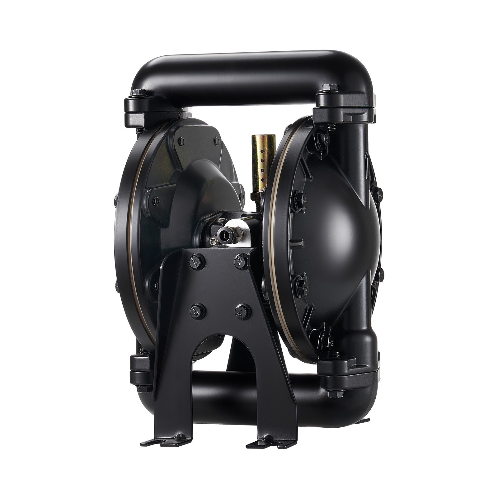 Air Operated Double Diaphragm Pump, 35 GPM, 1 Inch Inlet & Outlet Pneumatic Waste Oil Transfer Pump, Max 114 PSI, Aluminum Alloy Body, Air-Operated For Diesel, Grease, Kerosene, Gasoline & Oil