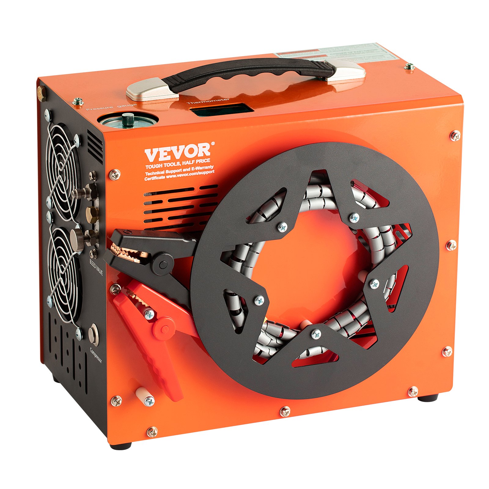 Compresor de aire PCP portátil, 4500 PSI/30 MPa, 12V CC/120V CA