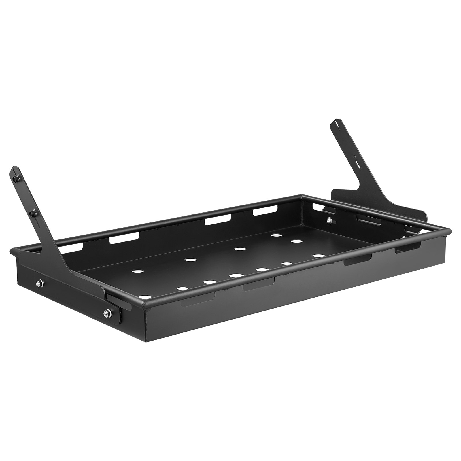 Rear Trunk Cargo Rack, For 2018-2024 Jeep Wrangler JLU Sky One-Touch Power Top, 300 Lbs, Carbon Steel Basket Tray Interior Storage Luggage Carrier With Net, Shelf Stand Organizer For Camping