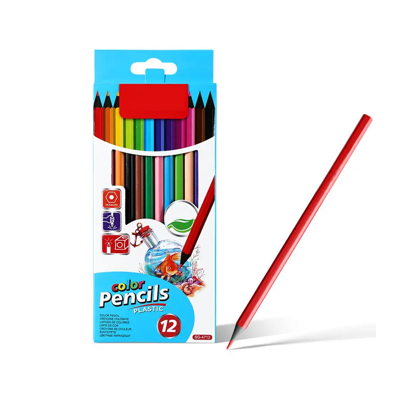 Lápices de colores borrables, set de 12