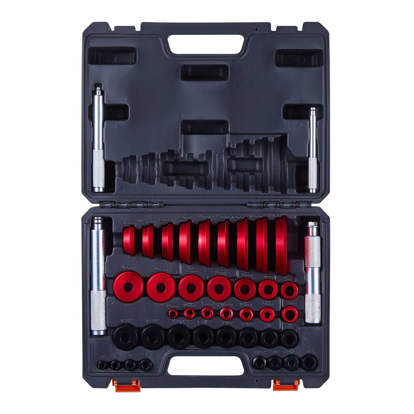 Bearing Press Kit, 43 Pcs, Bearing Race And Seal Driver Set With 39 Bushings & Handle Shafts, Bushing Driver Tool Set, Heavy Duty Aluminum Alloy Removal Installation Tool Kit With Storage Case