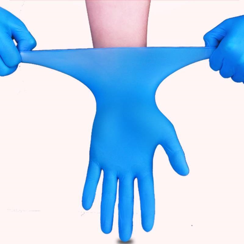 Nitrile Disposable Exam Glove Multipurpose Gloves Latex-Free,100pcs,Blue,Medium