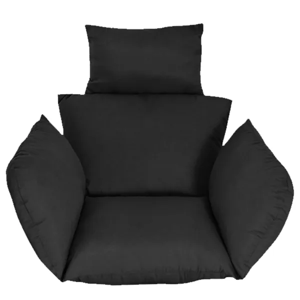 Cojín grueso y suave para silla huevo colgante, con reposacabezas
