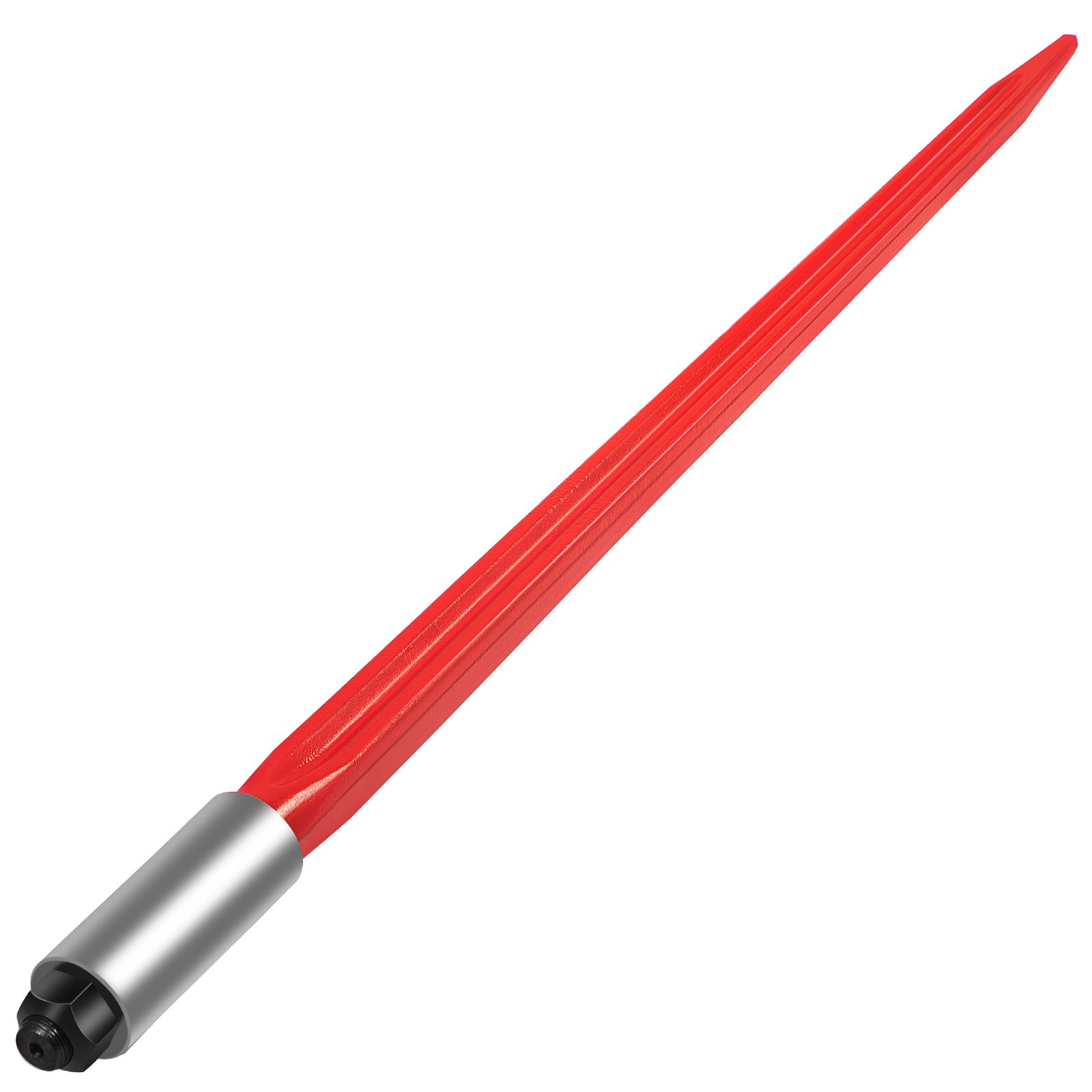 Púa para heno de 32 pulgadas, 1350 libras, 1.4 pulgadas de ancho, recubrimiento rojo