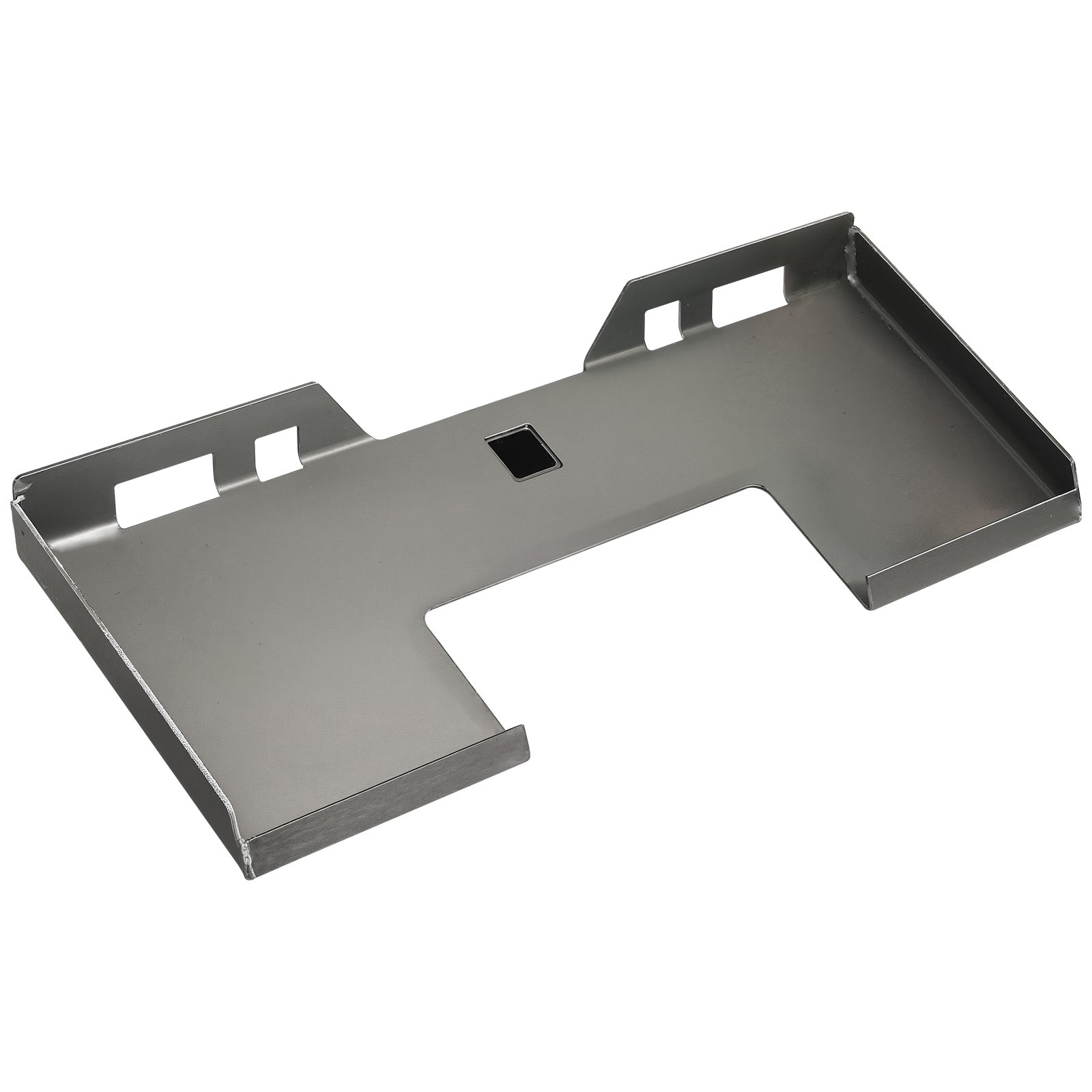 Skid Steer Attachment Plate, 1/4" Thick Skid Steer Mount Plate With 2.28" Hitch Receiver, 3000 LBS Quick Attachment Loader Plates, Compatible With Deere, Kubota, Bobcat, Mahindra Steer, Tractor