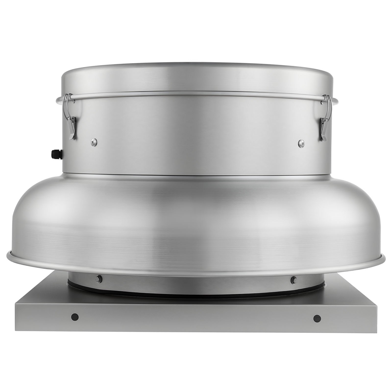 Roof Exhaust Fan, Attic Vent Fan With High-Power Motor, 24.8inch Fan Base Heavy-Duty Aluminum Alloy, Speed Control Adjustable Airflow 3000/3900CFM, Compact For Garage,Kitchen,Bathroom,Silver