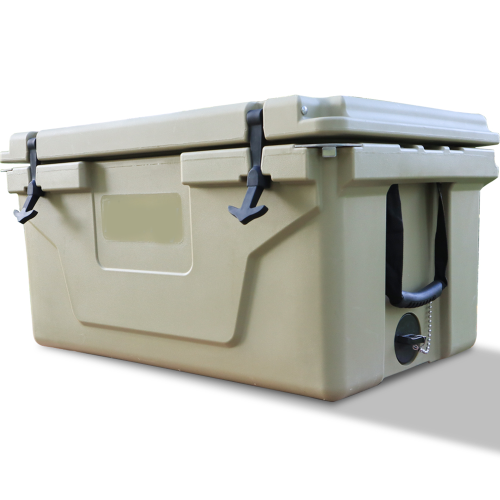 Nevera portátil color caqui de 65 QT para camping, pesca o bebidas