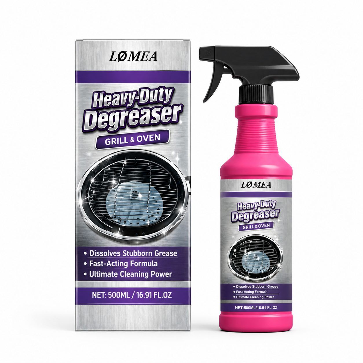 LOMEA Grill Rack Cleaning Liquid, 500 ml