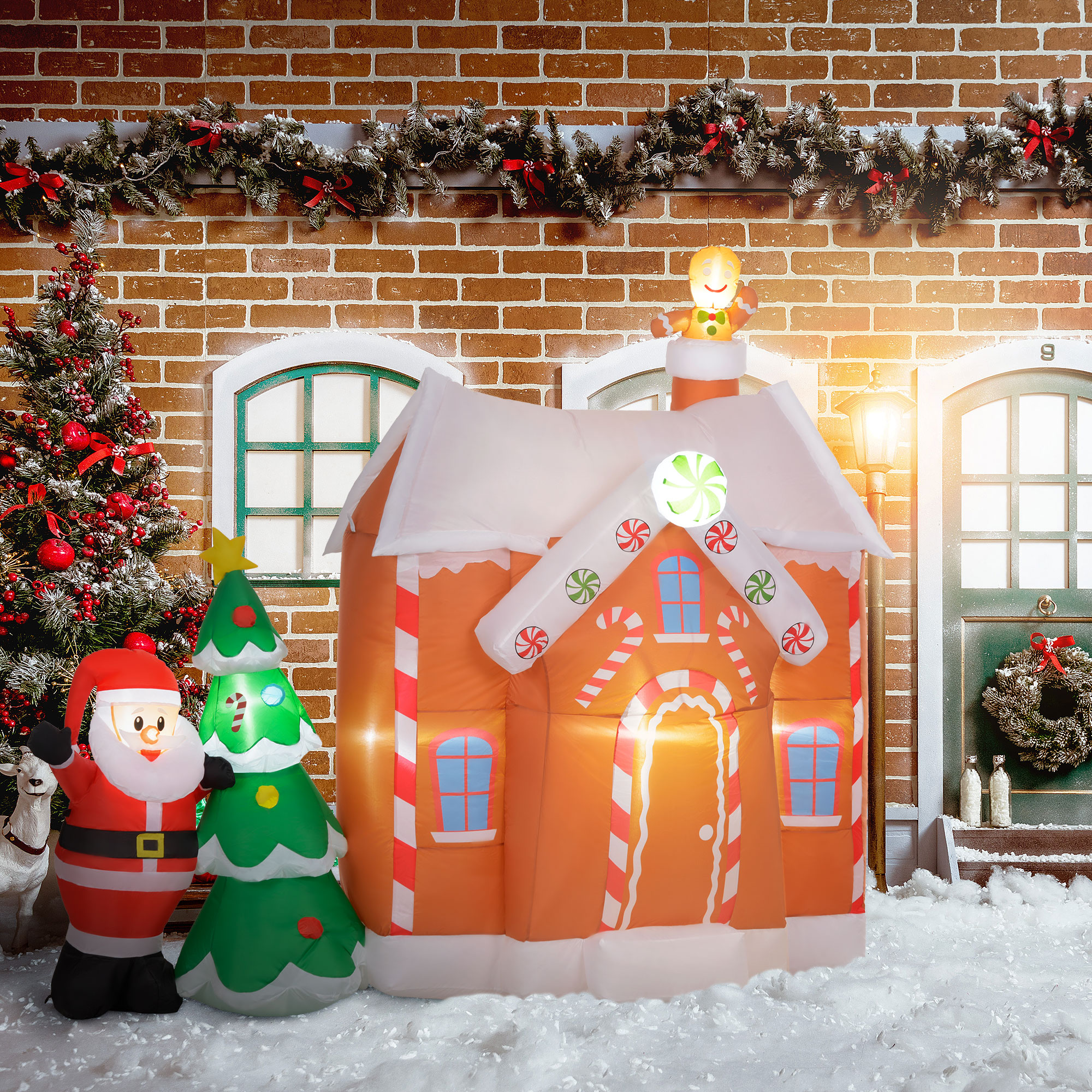 Giant Inflatable Gingerbread House