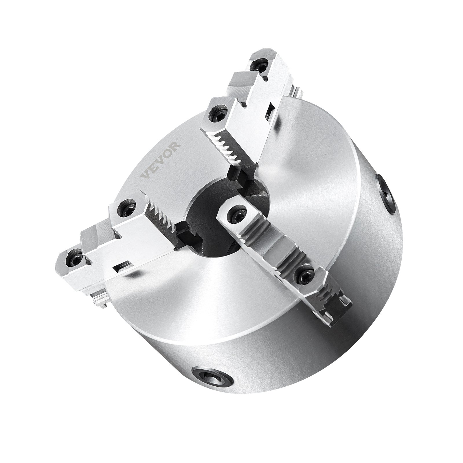 3-Jaw Lathe Chuck, 8'', Self-Centering Lathe Chuck, 0.16-8 In/4-200 Mm Clamping Range With T-key Fixing Screws Hexagon Wrench, For Lathe 3D Printer Machining Center Milling Drilling Machine