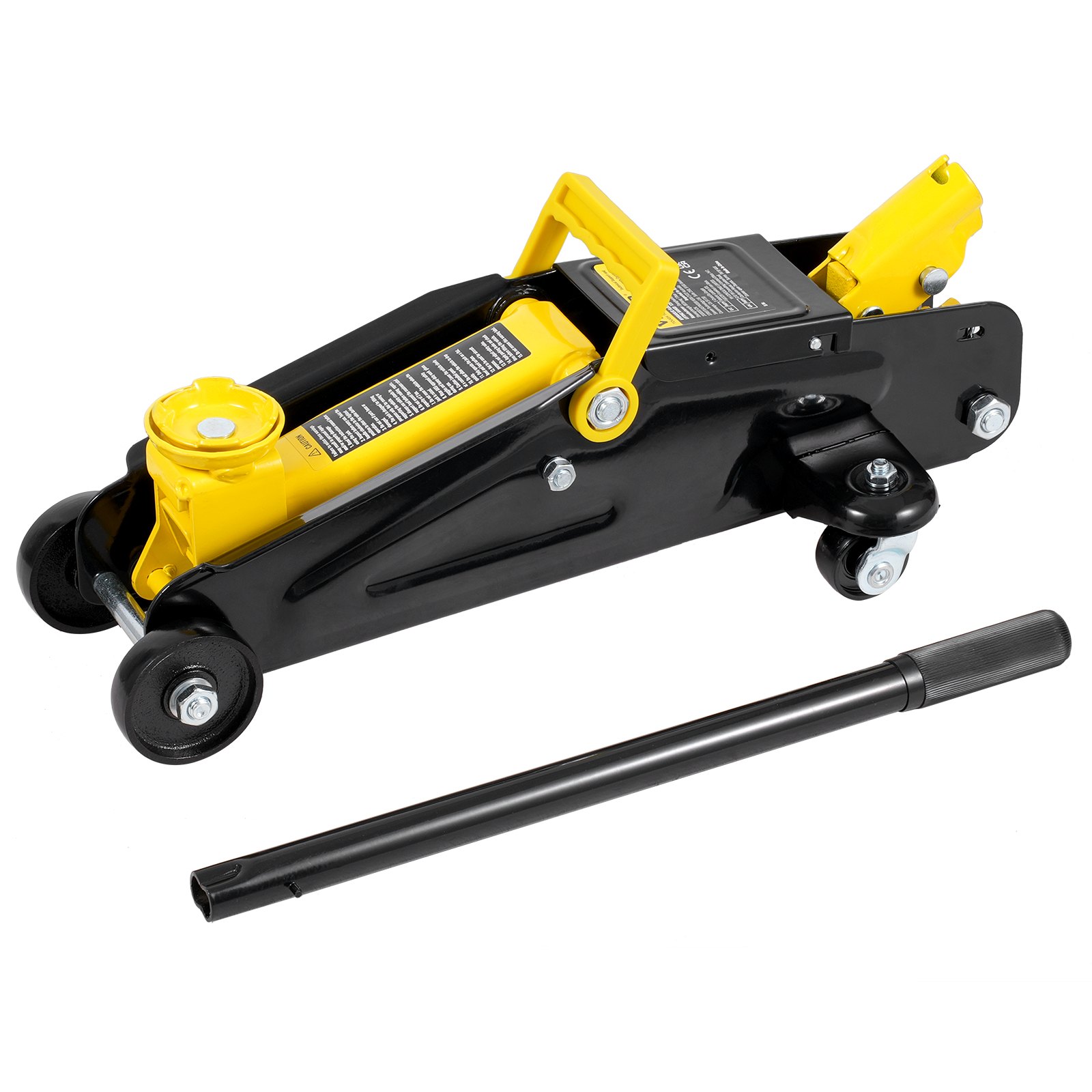 Low Profile Floor Jack 2 Ton Heavy Duty Single Piston Hydraulic Pump