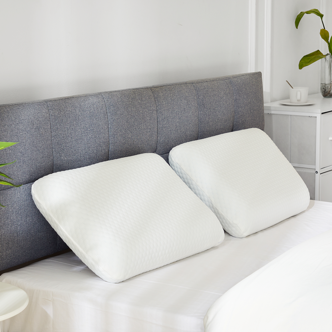 Memory Foam Pillow, Detachable Washable Pillowcase, Odorless, Ergonomic Pillow, Full Sleeping Position, Cervical Support Pillow