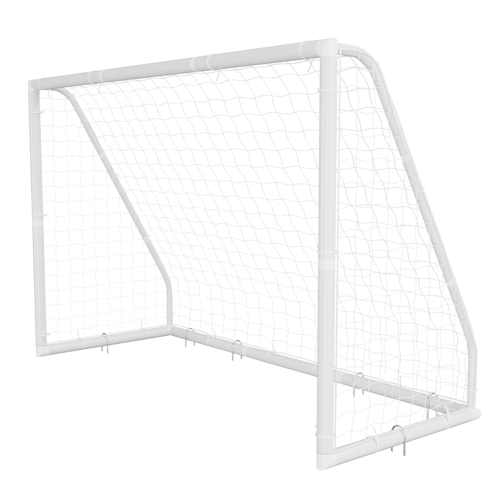 Portería de fútbol de PVC, 10 x 6.5 pies, portátil, red de PE, para niños y adultos