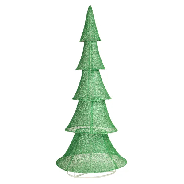 Árbol de Navidad desplegable preiluminado de 6 pies con 200 luces LED blanco cálido
