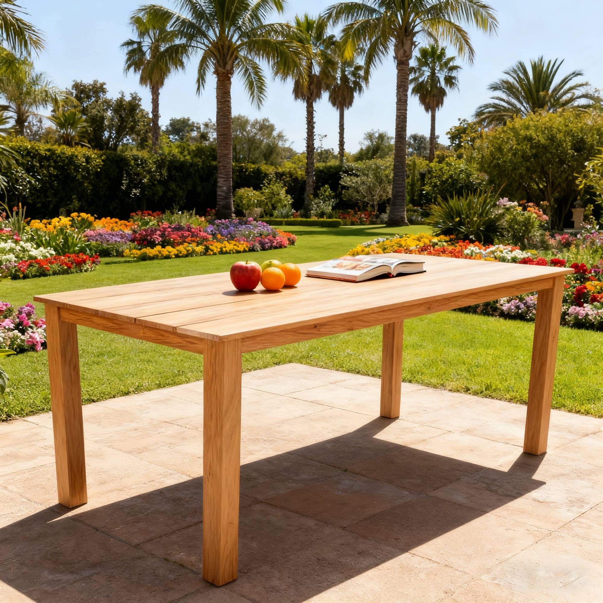 68.9-Inch Simple High-Quality Dining Table For Outdoor Picnics & Patio Casual Meals,HIPS Material
