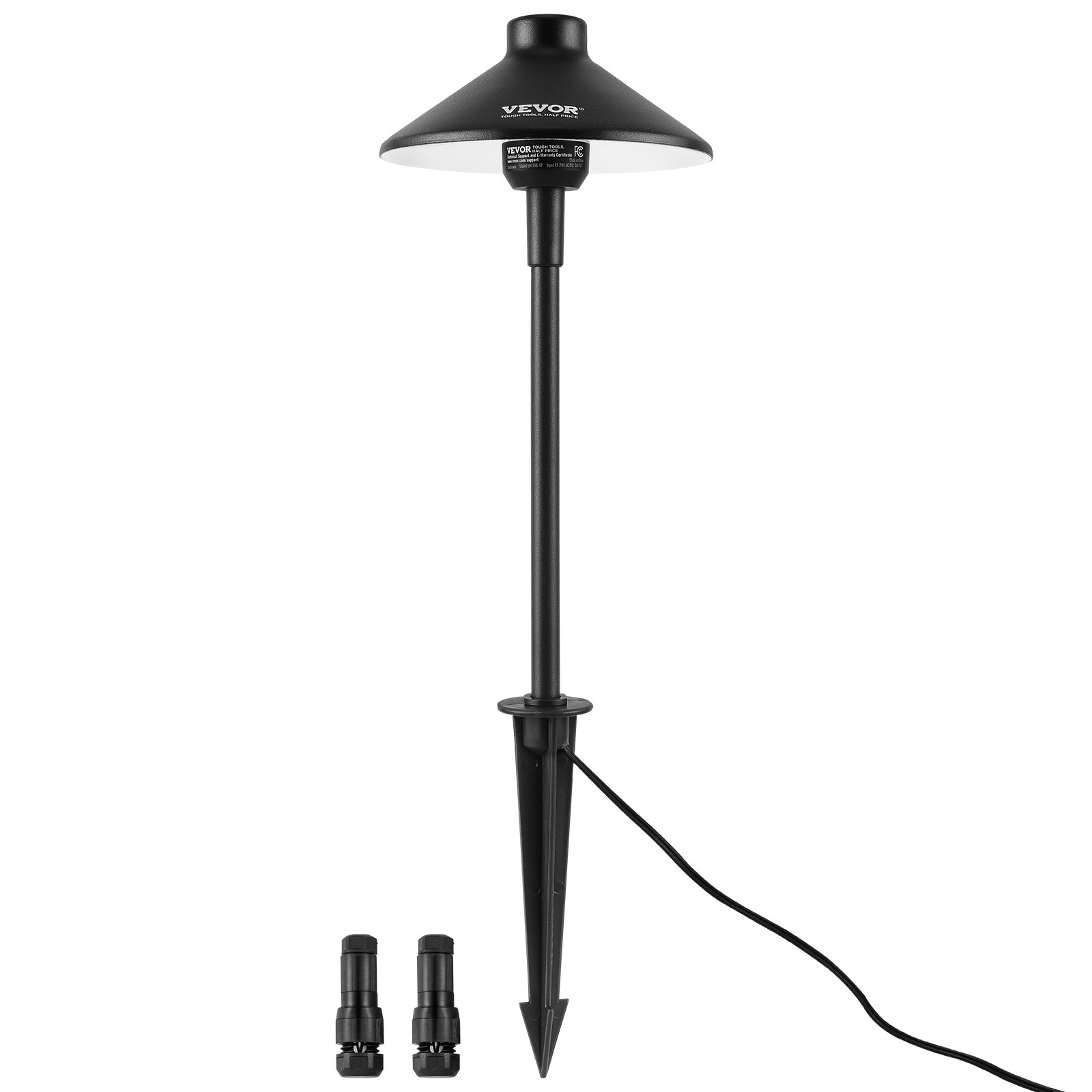 Luces LED de camino de bajo voltaje, 12 unidades, 3W 3000K, IP66, para jardín