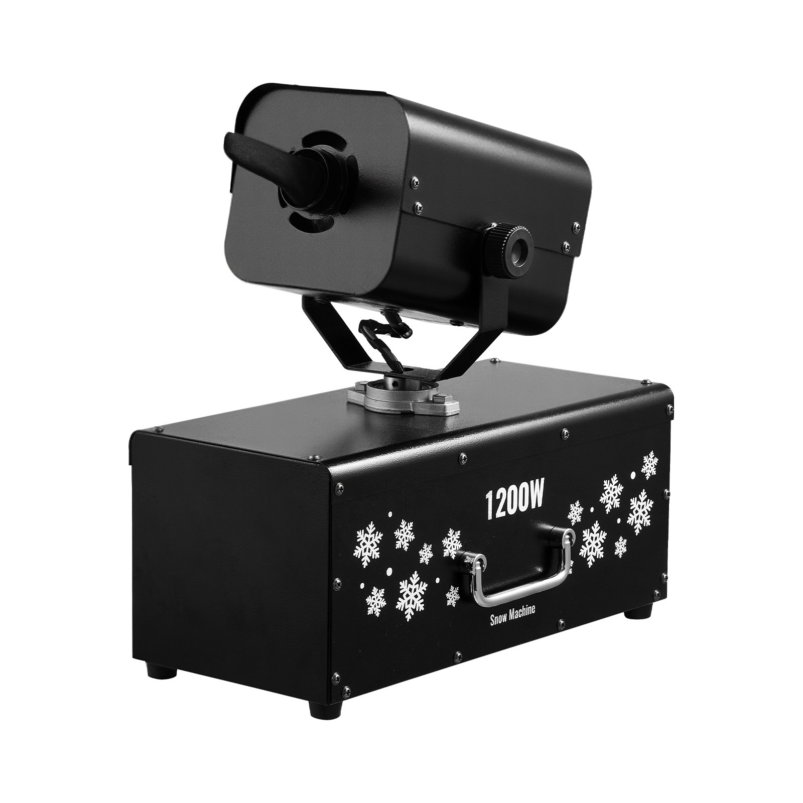 Snow Machine, 1200W 90° Shaking Head Snow Maker With Wireless Remote Control, High Output Snowmaking Machine Coverage Up To 12 ㎡ For Christmas Wedding Parties Stage Snowflake Effect