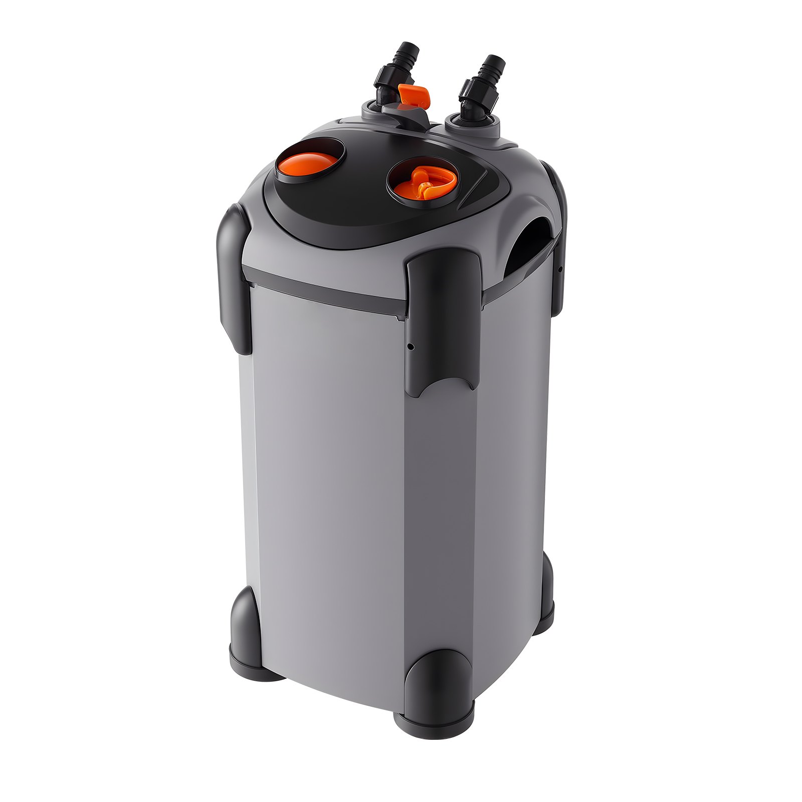 224.5GPH Canister Filter, 3-Stage External Aquarium Filter With Powerful Pump, Quite Water Circulation Cleaning Machine With Media For Fish Tanks And Aquariums Up To 55 Gallons, For Freshwater