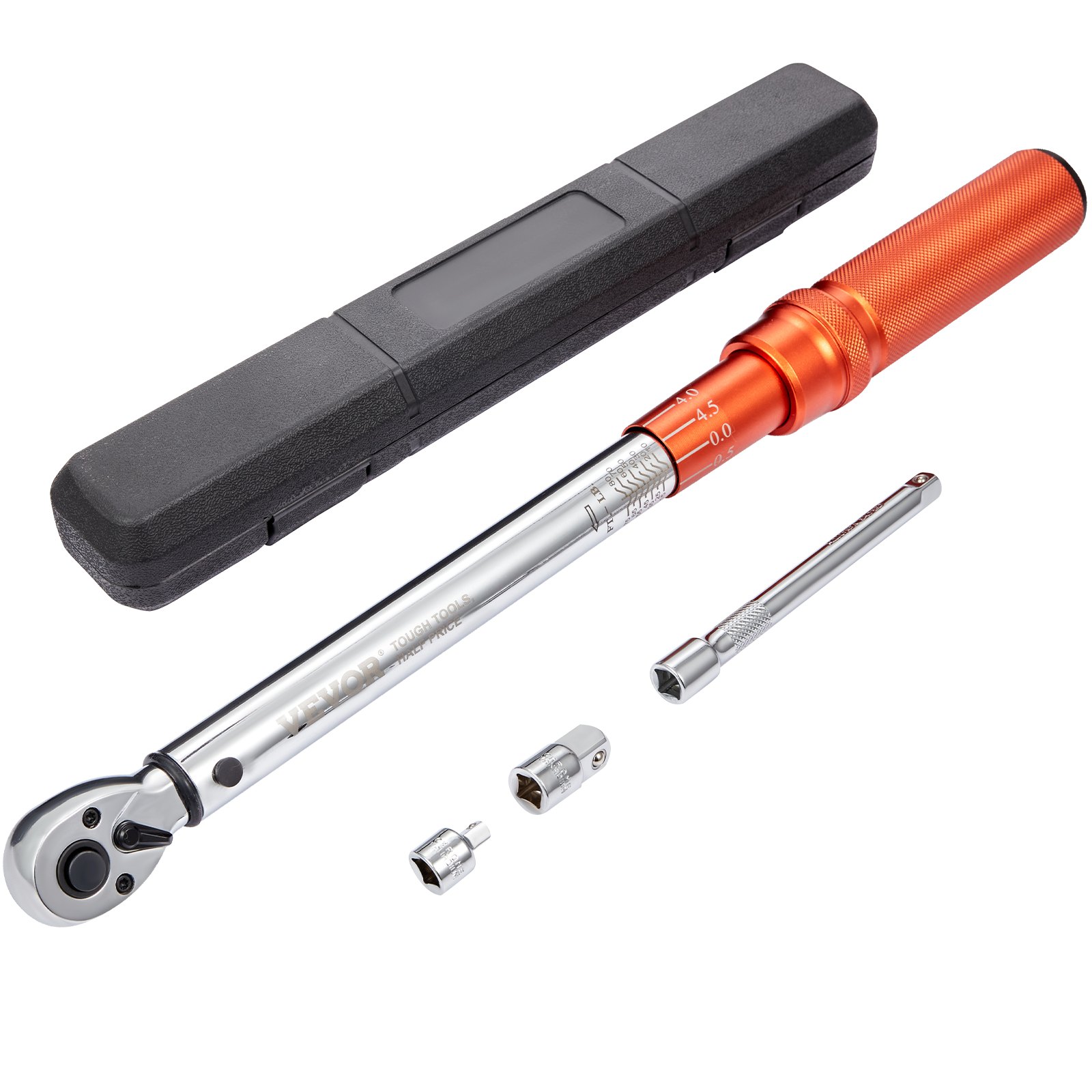 Llave dinamométrica de clic de 3/8 pulgada, 10-80 ft.lb / 14-110 N.m, bidireccional