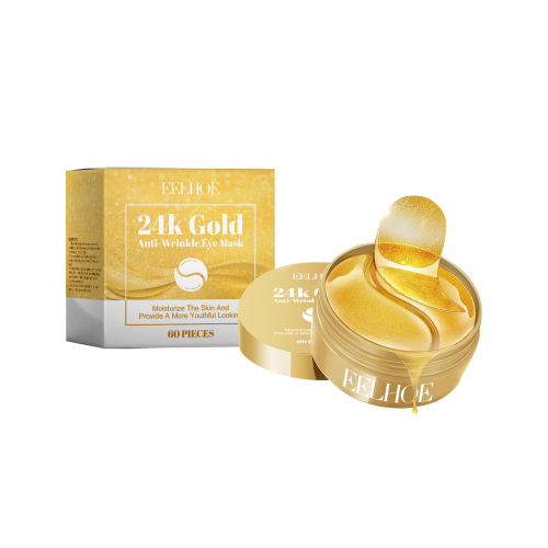 Mascarilla de ojos EELHOE oro 24K antiedad, hidrata y mejora líneas